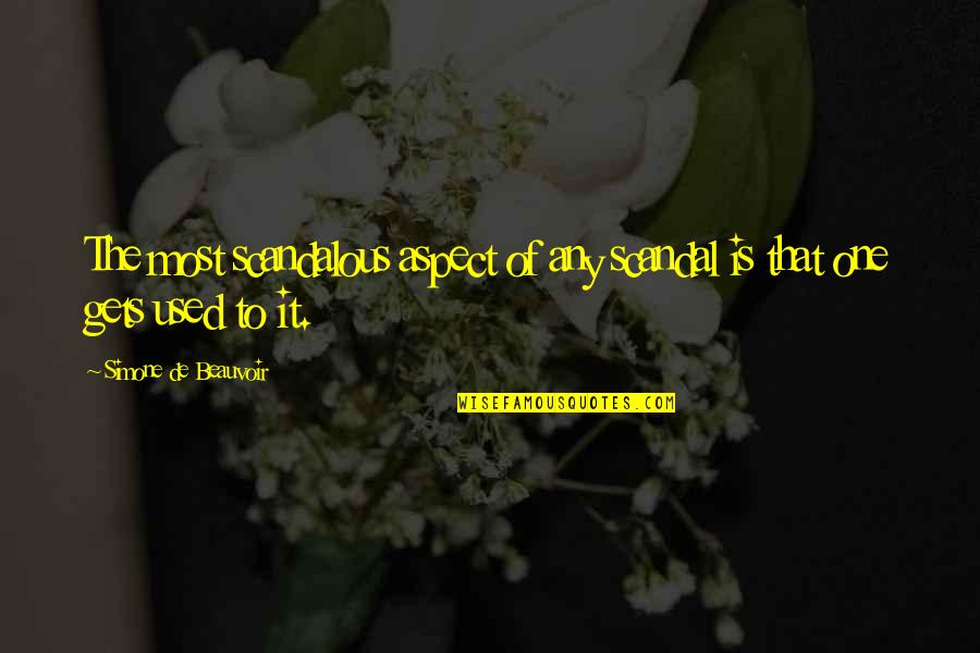Vbal Stock Quote Quotes By Simone De Beauvoir: The most scandalous aspect of any scandal is Vbal Stock Quote Quotes By Simone De Beauvoir: The most scandalous aspect of any scandal is