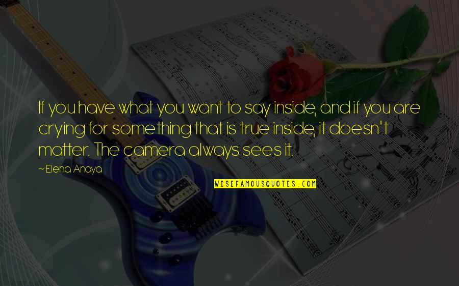 Vecinas Infieles Quotes By Elena Anaya: If you have what you want to say