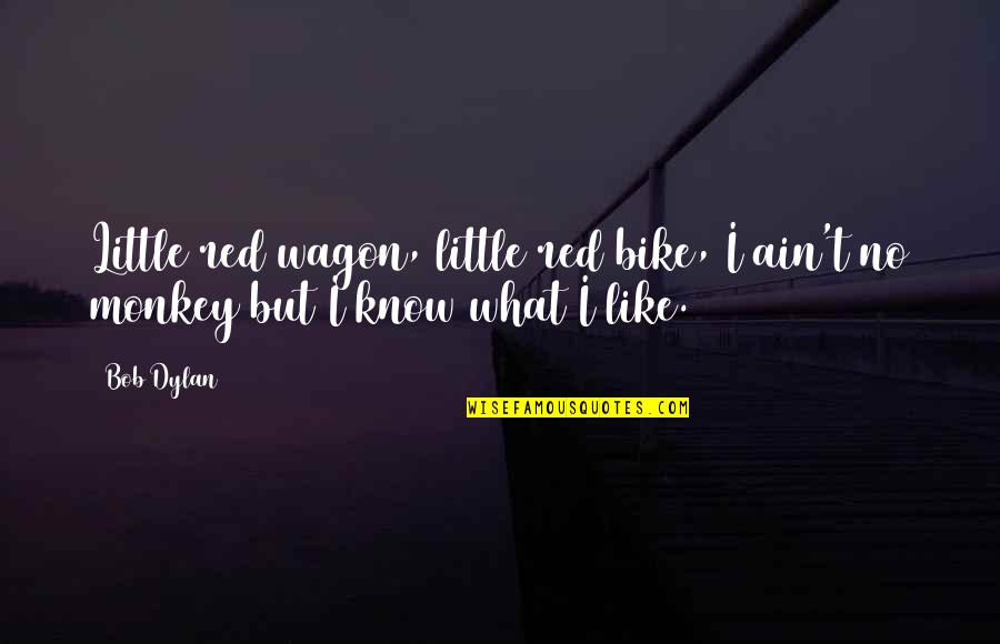 Vecindad Autopsia Quotes By Bob Dylan: Little red wagon, little red bike, I ain't