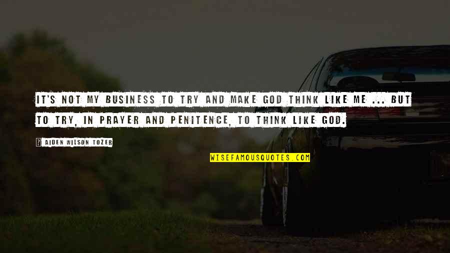 Vectrus Quotes By Aiden Wilson Tozer: It's not my business to try and make Vectrus Quotes By Aiden Wilson Tozer: It's not my business to try and make