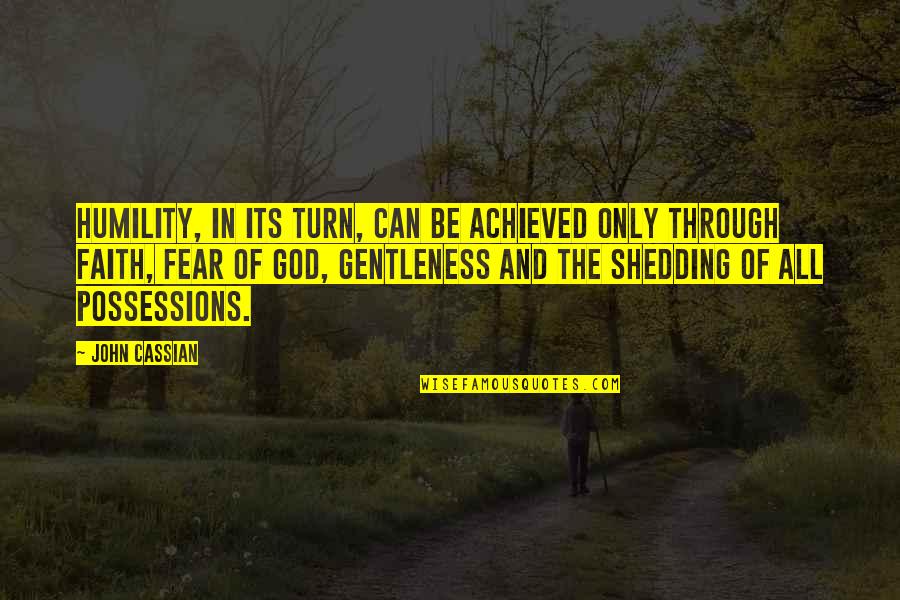 Veli Pekka Lehto Quotes By John Cassian: Humility, in its turn, can be achieved only