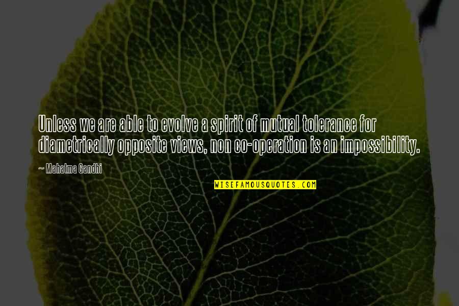 Vengeant Apparatus Quotes By Mahatma Gandhi: Unless we are able to evolve a spirit Vengeant Apparatus Quotes By Mahatma Gandhi: Unless we are able to evolve a spirit