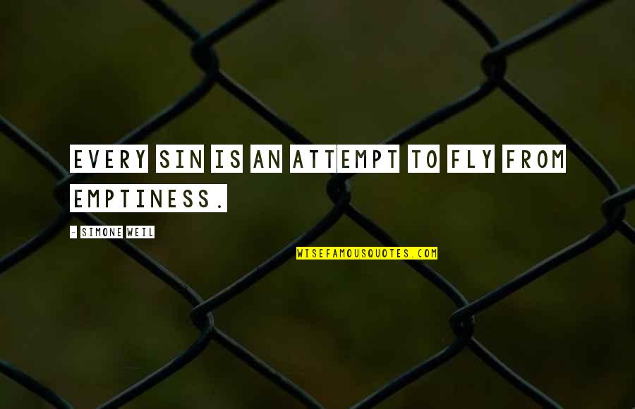 Verceles Family Quotes By Simone Weil: Every sin is an attempt to fly from