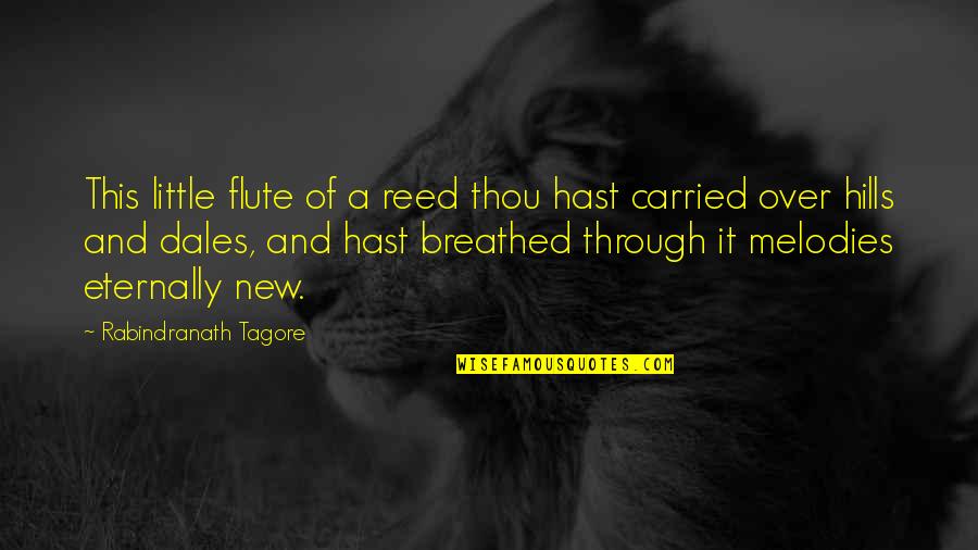 Vercruyssen Uitvaart Quotes By Rabindranath Tagore: This little flute of a reed thou hast Vercruyssen Uitvaart Quotes By Rabindranath Tagore: This little flute of a reed thou hast