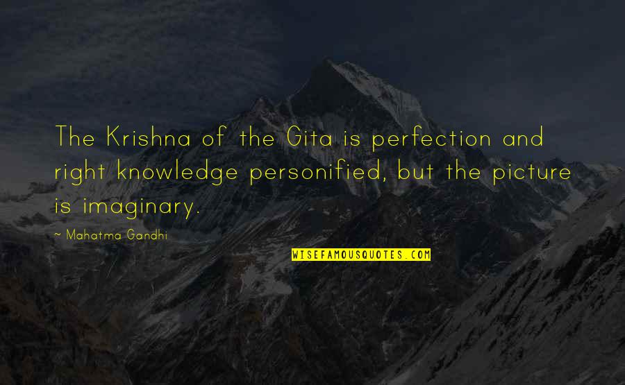 Verdurous Quotes By Mahatma Gandhi: The Krishna of the Gita is perfection and Verdurous Quotes By Mahatma Gandhi: The Krishna of the Gita is perfection and