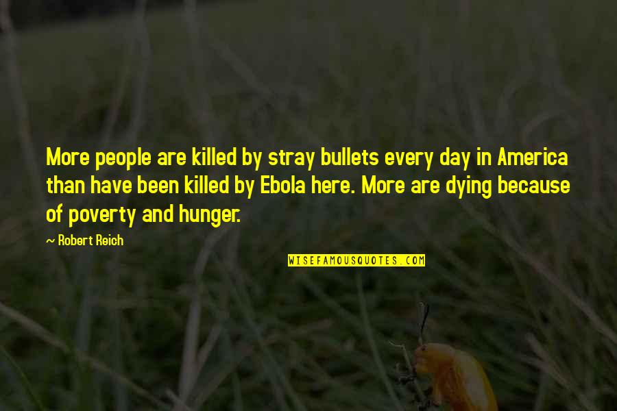 Verdwijnen Frans Quotes By Robert Reich: More people are killed by stray bullets every