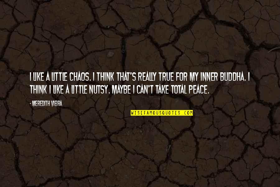 Verfassungspatriotismus Quotes By Meredith Vieira: I like a little chaos. I think that's Verfassungspatriotismus Quotes By Meredith Vieira: I like a little chaos. I think that's