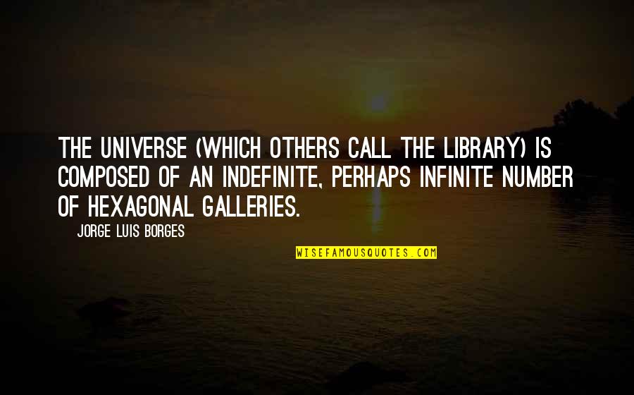 Veronica Palmer Quotes By Jorge Luis Borges: The universe (which others call the Library) is