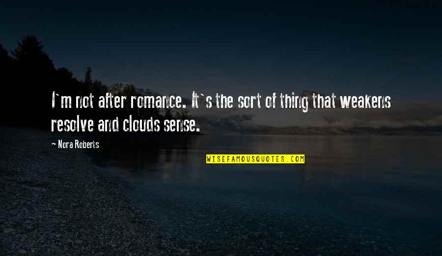 Vertinsky Alexander Quotes By Nora Roberts: I'm not after romance. It's the sort of