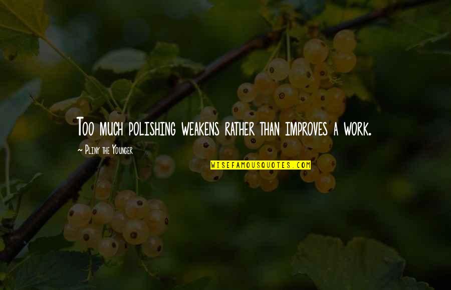 Veru Stock Quotes By Pliny The Younger: Too much polishing weakens rather than improves a Veru Stock Quotes By Pliny The Younger: Too much polishing weakens rather than improves a