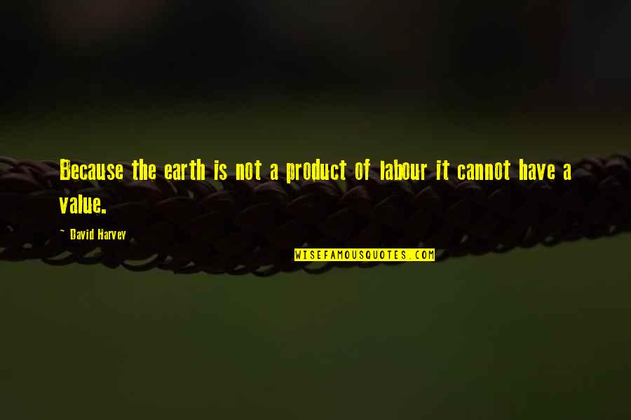 Verwerken Betekenis Quotes By David Harvey: Because the earth is not a product of