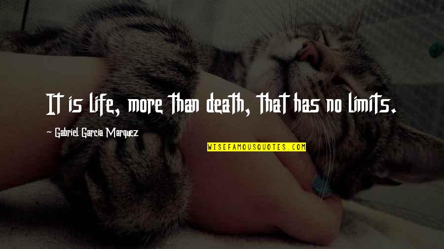Vestment Quotes By Gabriel Garcia Marquez: It is life, more than death, that has