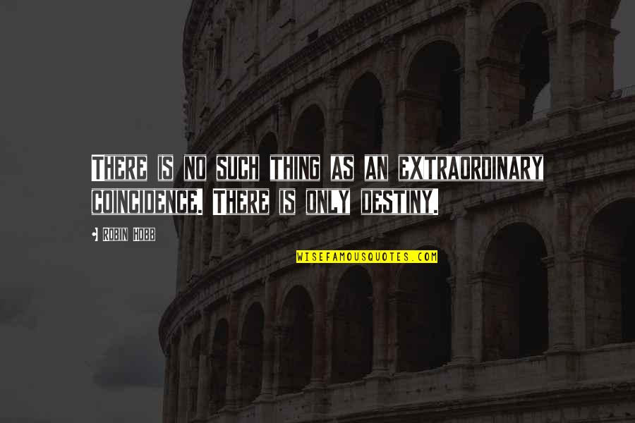 Vicegerent In Quran Quotes By Robin Hobb: There is no such thing as an extraordinary