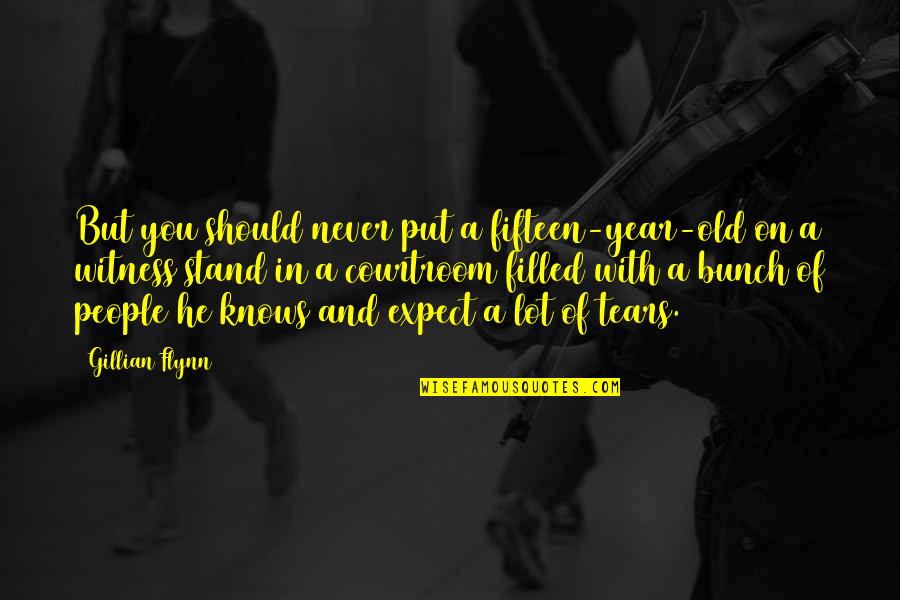 Vicens Febrer Quotes By Gillian Flynn: But you should never put a fifteen-year-old on Vicens Febrer Quotes By Gillian Flynn: But you should never put a fifteen-year-old on