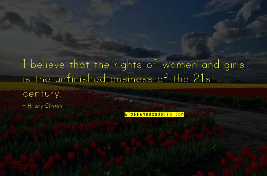Vichare Masala Quotes By Hillary Clinton: I believe that the rights of women and