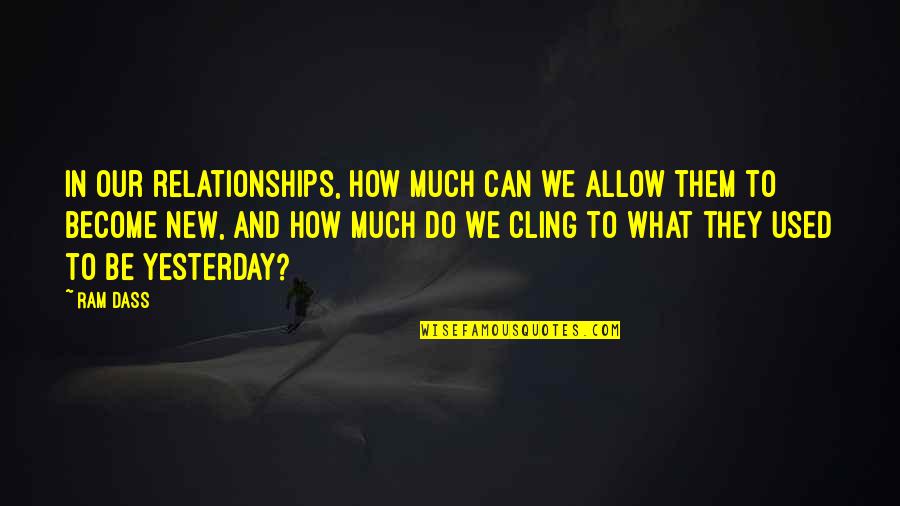 Vicken Berjikian Quotes By Ram Dass: In our relationships, how much can we allow