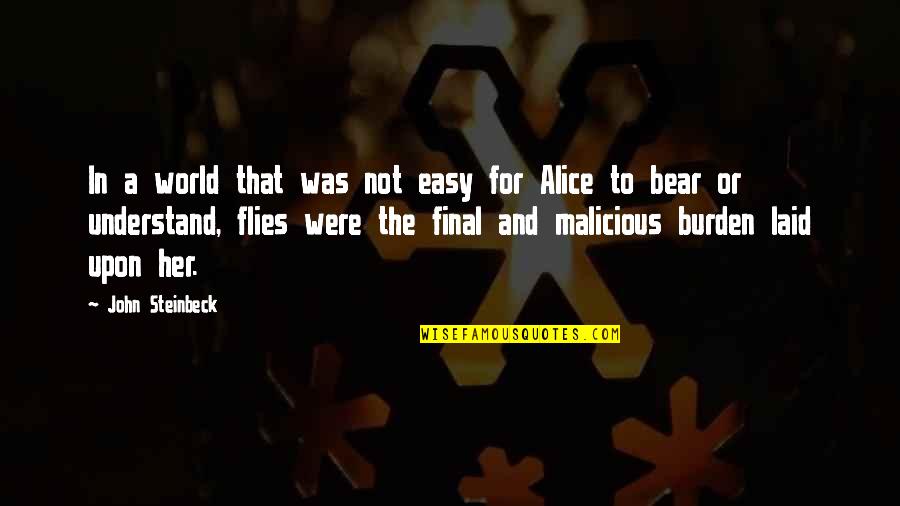 Victor Brook Quotes By John Steinbeck: In a world that was not easy for