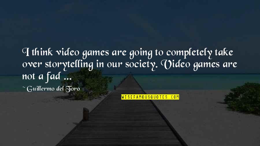 Video Games Inspirational Quotes By Guillermo Del Toro: I think video games are going to completely