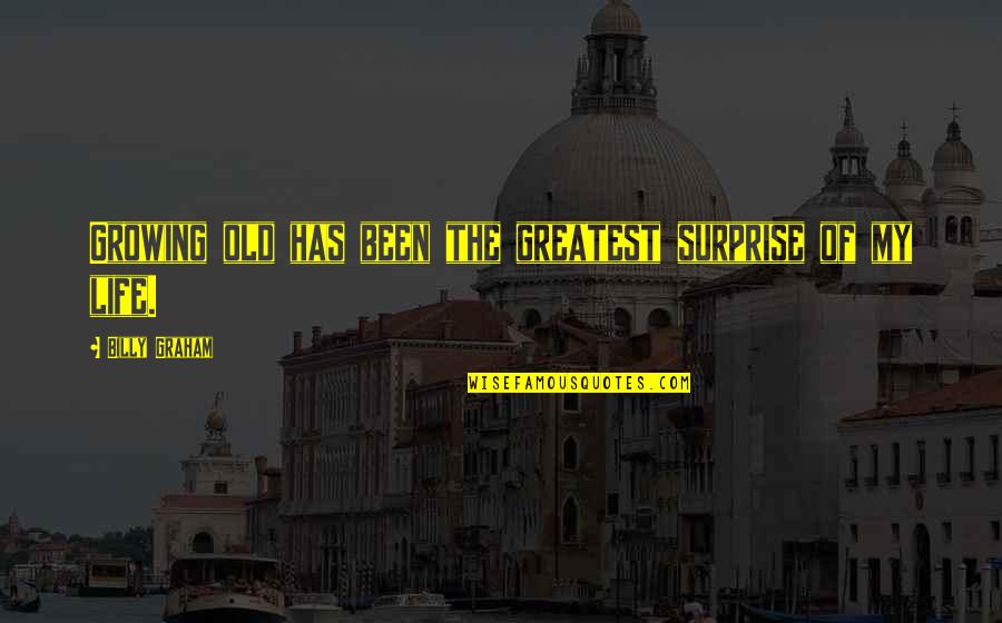 Videozee Quotes By Billy Graham: Growing old has been the greatest surprise of Videozee Quotes By Billy Graham: Growing old has been the greatest surprise of