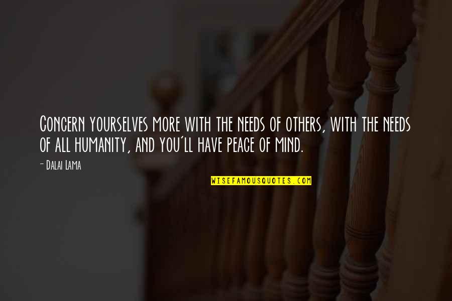 Vidriera Ensenada Quotes By Dalai Lama: Concern yourselves more with the needs of others, Vidriera Ensenada Quotes By Dalai Lama: Concern yourselves more with the needs of others,