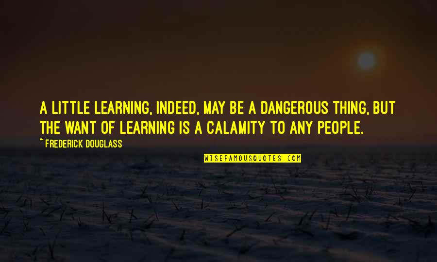 Viemos In Spanish Quotes By Frederick Douglass: A little learning, indeed, may be a dangerous Viemos In Spanish Quotes By Frederick Douglass: A little learning, indeed, may be a dangerous