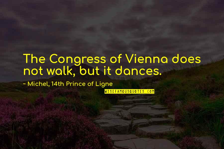 Vienna Quotes By Michel, 14th Prince Of Ligne: The Congress of Vienna does not walk, but