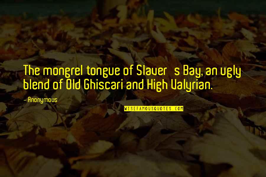 Viennale Film Quotes By Anonymous: The mongrel tongue of Slaver's Bay, an ugly