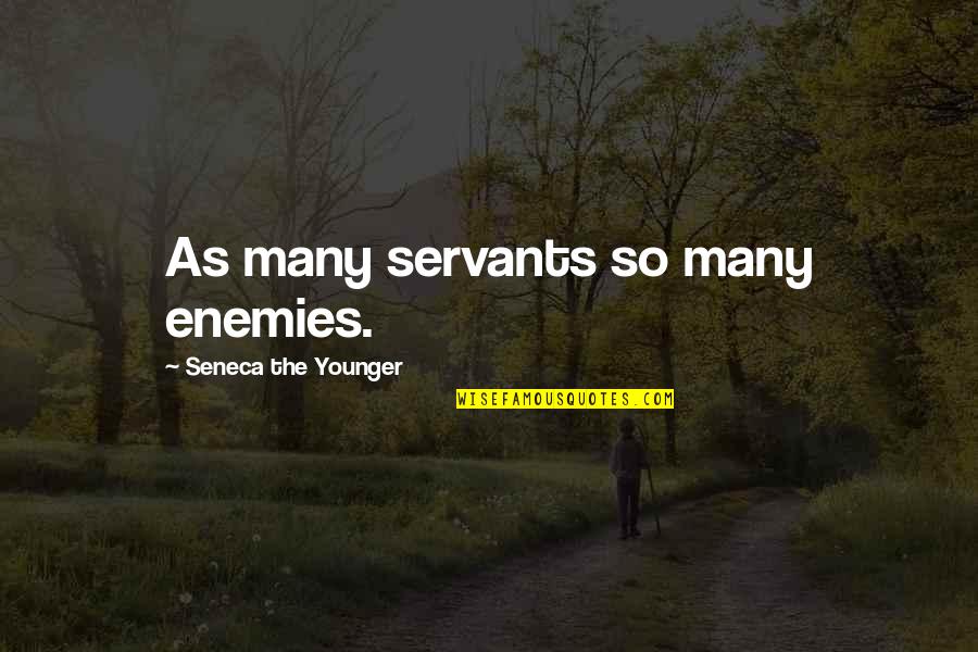 Vientre Significado Quotes By Seneca The Younger: As many servants so many enemies. Vientre Significado Quotes By Seneca The Younger: As many servants so many enemies.