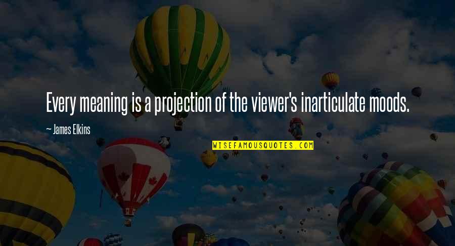 Viewer Quotes By James Elkins: Every meaning is a projection of the viewer's