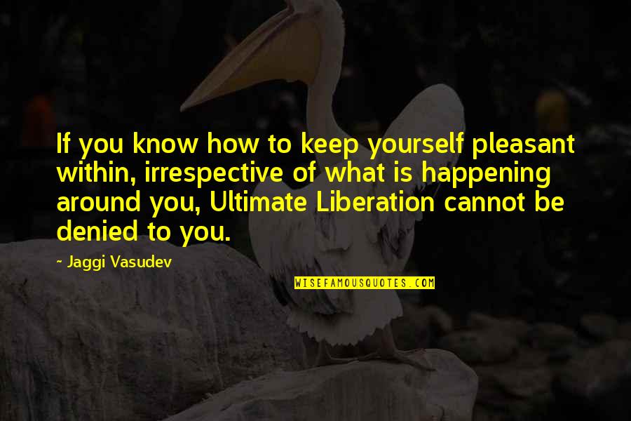 Viihde Quotes By Jaggi Vasudev: If you know how to keep yourself pleasant Viihde Quotes By Jaggi Vasudev: If you know how to keep yourself pleasant