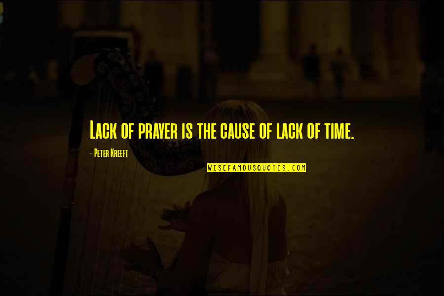 Vikrant Parsai Quotes By Peter Kreeft: Lack of prayer is the cause of lack