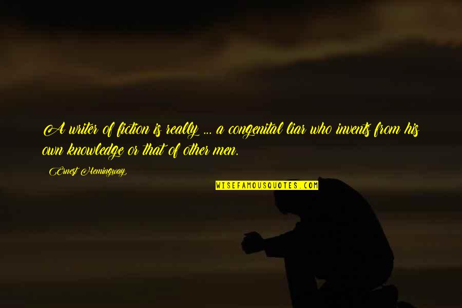Vilagegyetem Kialakul Sa Quotes By Ernest Hemingway,: A writer of fiction is really ... a Vilagegyetem Kialakul Sa Quotes By Ernest Hemingway,: A writer of fiction is really ... a