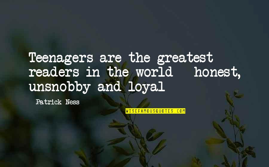 Viminale Autocertificazione Quotes By Patrick Ness: Teenagers are the greatest readers in the world