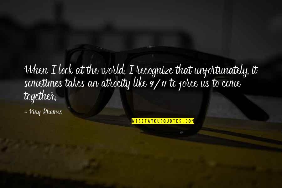 Ving Quotes By Ving Rhames: When I look at the world, I recognize Ving Quotes By Ving Rhames: When I look at the world, I recognize