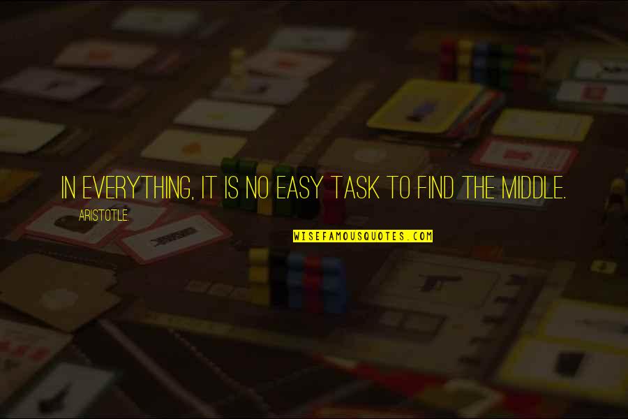 Vinkovics Quotes By Aristotle.: In everything, it is no easy task to
