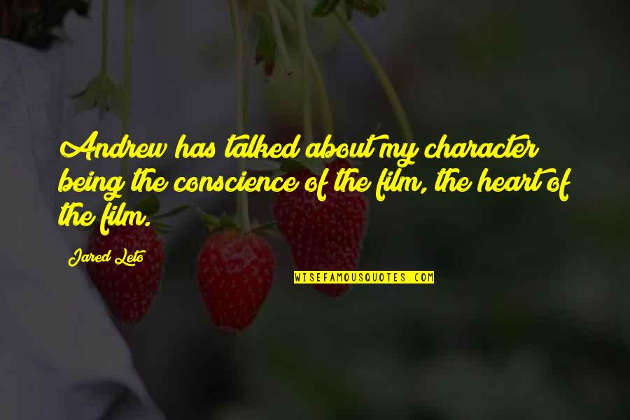 Vinogradov Theorem Quotes By Jared Leto: Andrew has talked about my character being the