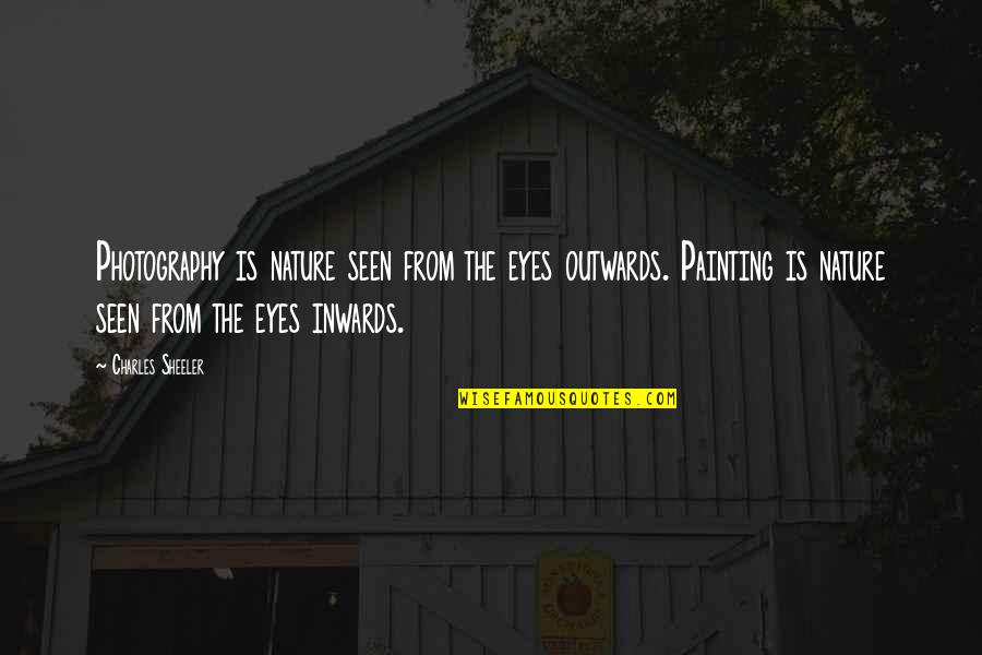 Violations Quote Quotes By Charles Sheeler: Photography is nature seen from the eyes outwards. Violations Quote Quotes By Charles Sheeler: Photography is nature seen from the eyes outwards.