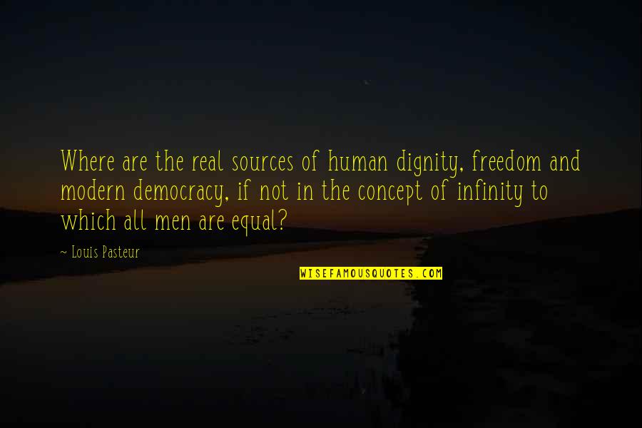 Violence Macbeth Quotes By Louis Pasteur: Where are the real sources of human dignity,