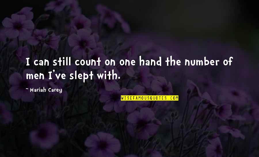Violent Bible Quotes By Mariah Carey: I can still count on one hand the