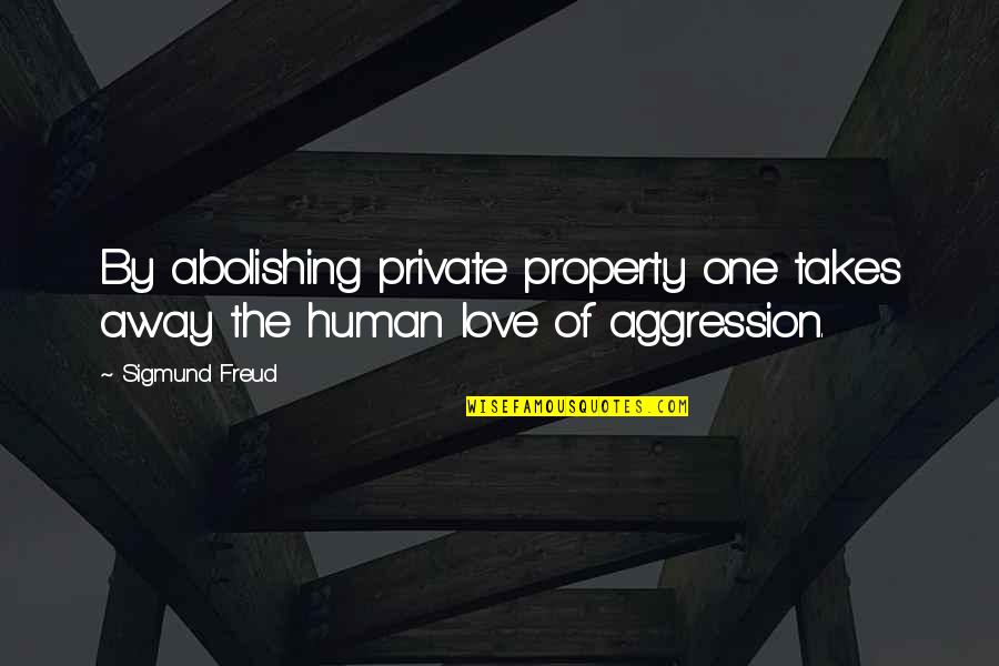 Virgadamo Neurologist Quotes By Sigmund Freud: By abolishing private property one takes away the