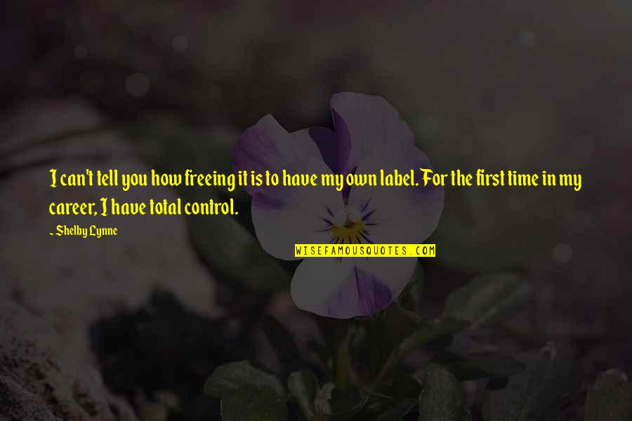 Virgil Hilts Quotes By Shelby Lynne: I can't tell you how freeing it is Virgil Hilts Quotes By Shelby Lynne: I can't tell you how freeing it is