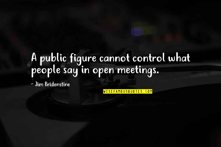 Virilhas Quotes By Jim Bridenstine: A public figure cannot control what people say Virilhas Quotes By Jim Bridenstine: A public figure cannot control what people say