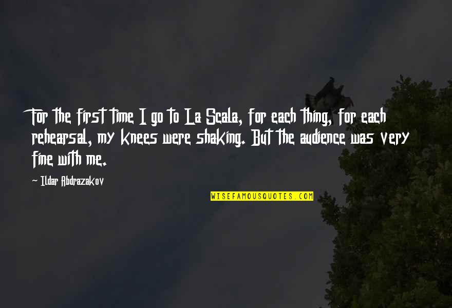 Visintini Frank Quotes By Ildar Abdrazakov: For the first time I go to La Visintini Frank Quotes By Ildar Abdrazakov: For the first time I go to La