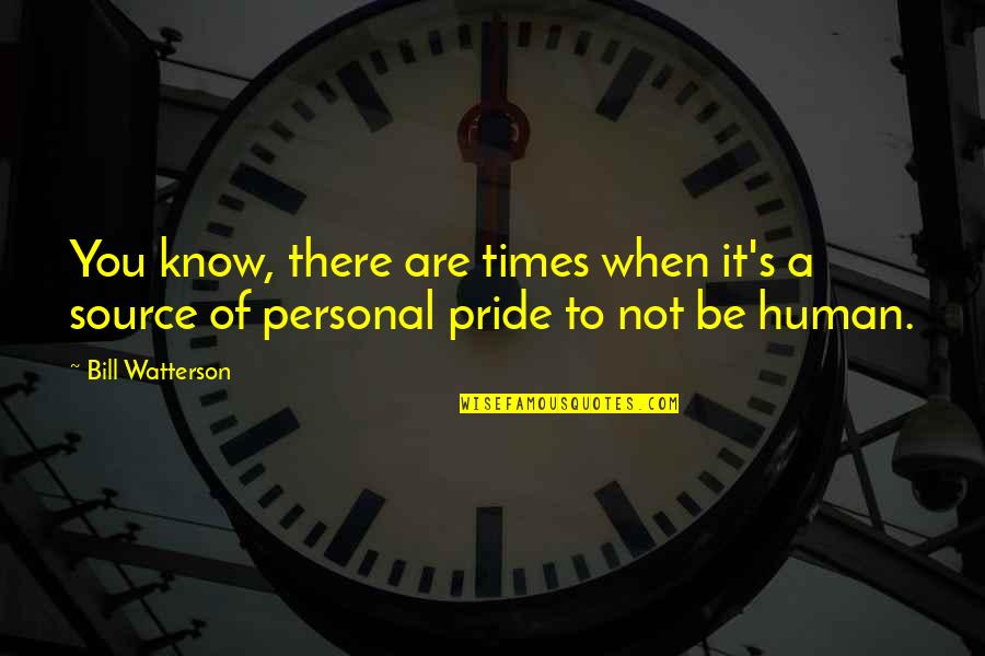 Vissenaken B B Quotes By Bill Watterson: You know, there are times when it's a