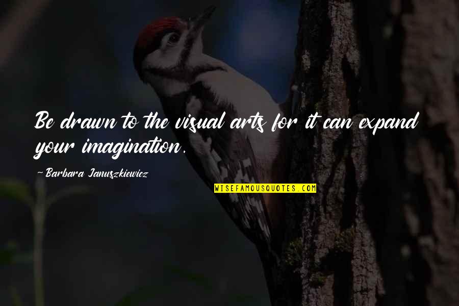 Visual Arts Quotes By Barbara Januszkiewicz: Be drawn to the visual arts for it