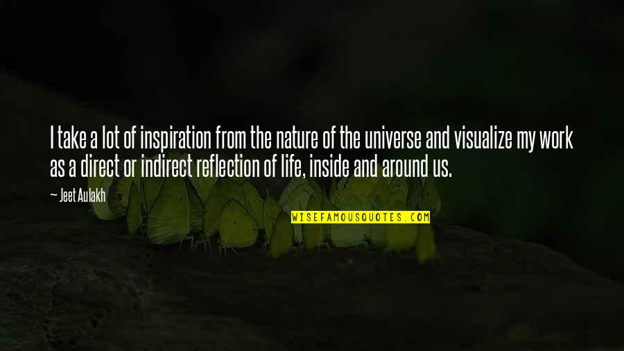 Visualize Us Quotes By Jeet Aulakh: I take a lot of inspiration from the