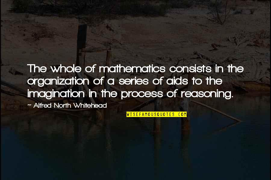 Vivaces Pour Quotes By Alfred North Whitehead: The whole of mathematics consists in the organization