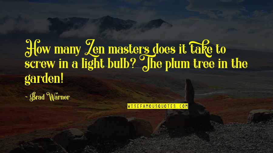 Vividly Imagination Quotes By Brad Warner: How many Zen masters does it take to