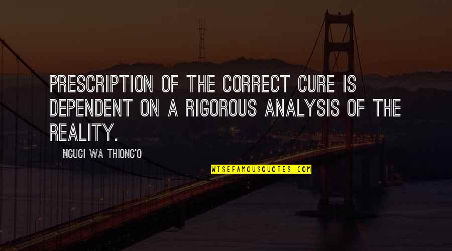 Vizianagaram Pincode Quotes By Ngugi Wa Thiong'o: Prescription of the correct cure is dependent on Vizianagaram Pincode Quotes By Ngugi Wa Thiong'o: Prescription of the correct cure is dependent on