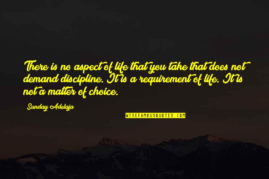 Voeux De Paques Quotes By Sunday Adelaja: There is no aspect of life that you Voeux De Paques Quotes By Sunday Adelaja: There is no aspect of life that you